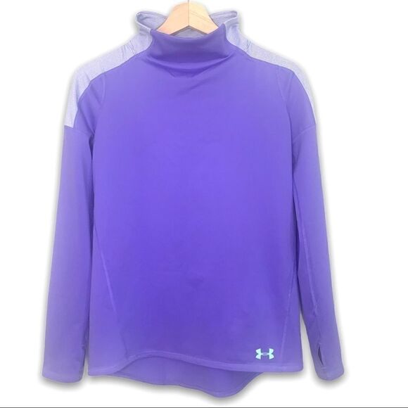 Under Armour Cold Gear Mock Neck Athletic Top - Picture 1 of 7